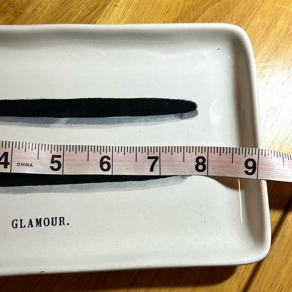 Rae Dunn Artisan Collection by Magenta Vanity Makeup ceramic brushes tray EUC - Picture 6 of 7